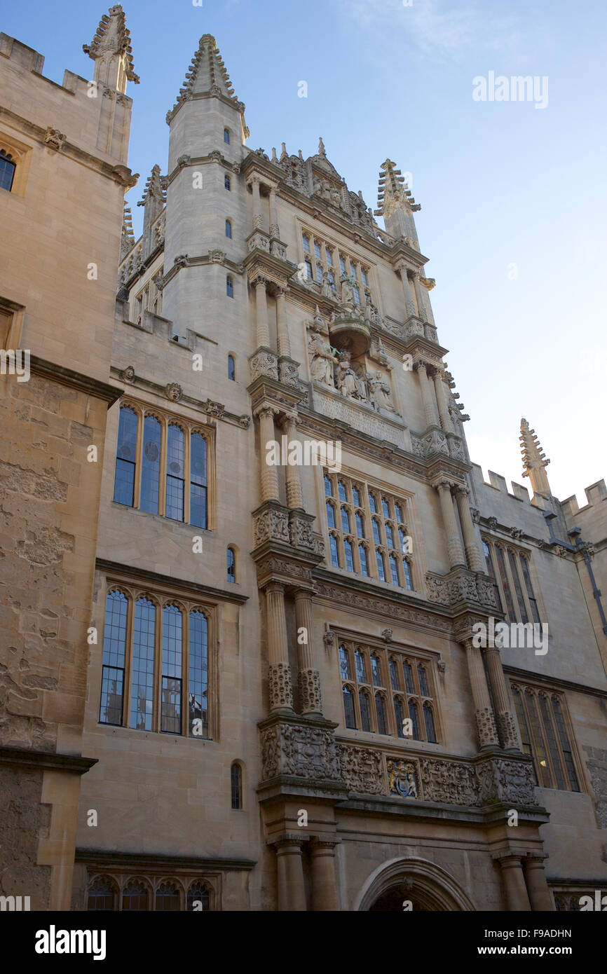 L'Université d'Oxford : Bodleian Library Banque D'Images