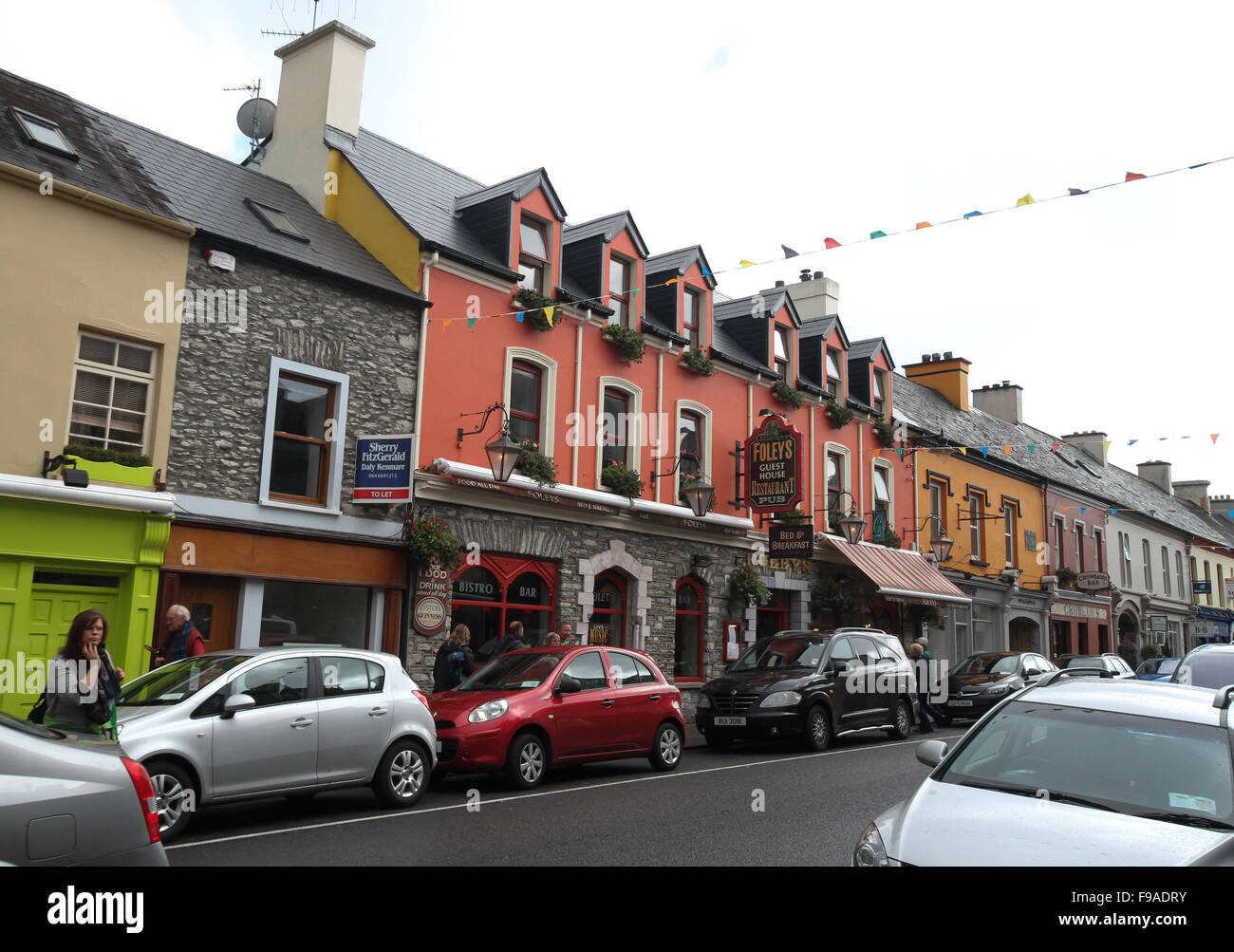 La ville de Kenmare, dans le comté de Kerry, Irlande. Banque D'Images