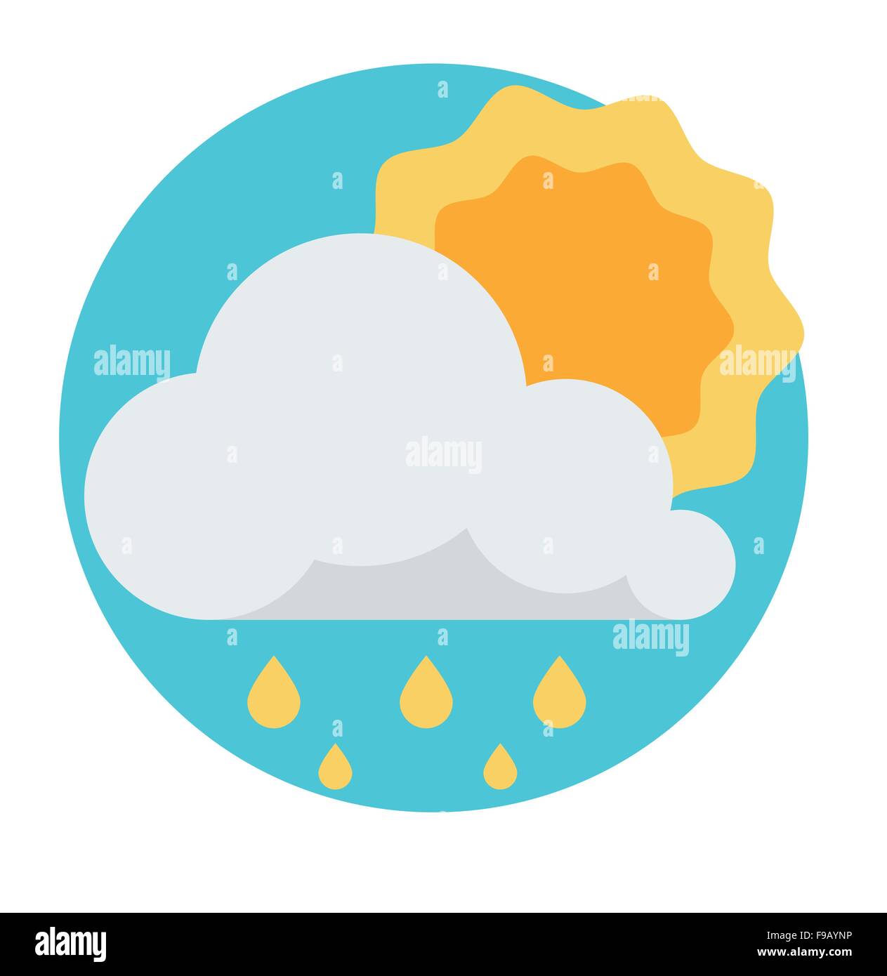 Concept commercial météo conception vectorielle Illustration de Vecteur