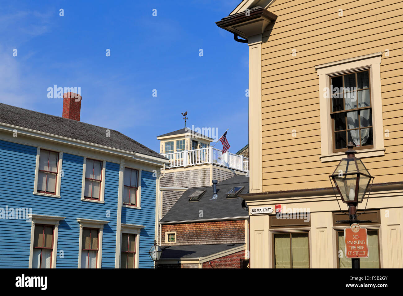 Quartier Historique, New Bedford, Massachusetts, USA Banque D'Images