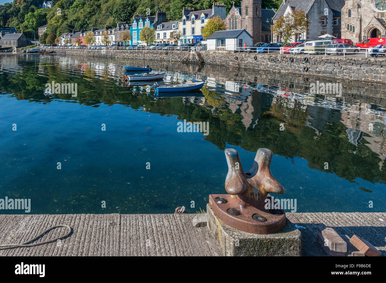 Le port de Tobermory Isle of Mull Banque D'Images