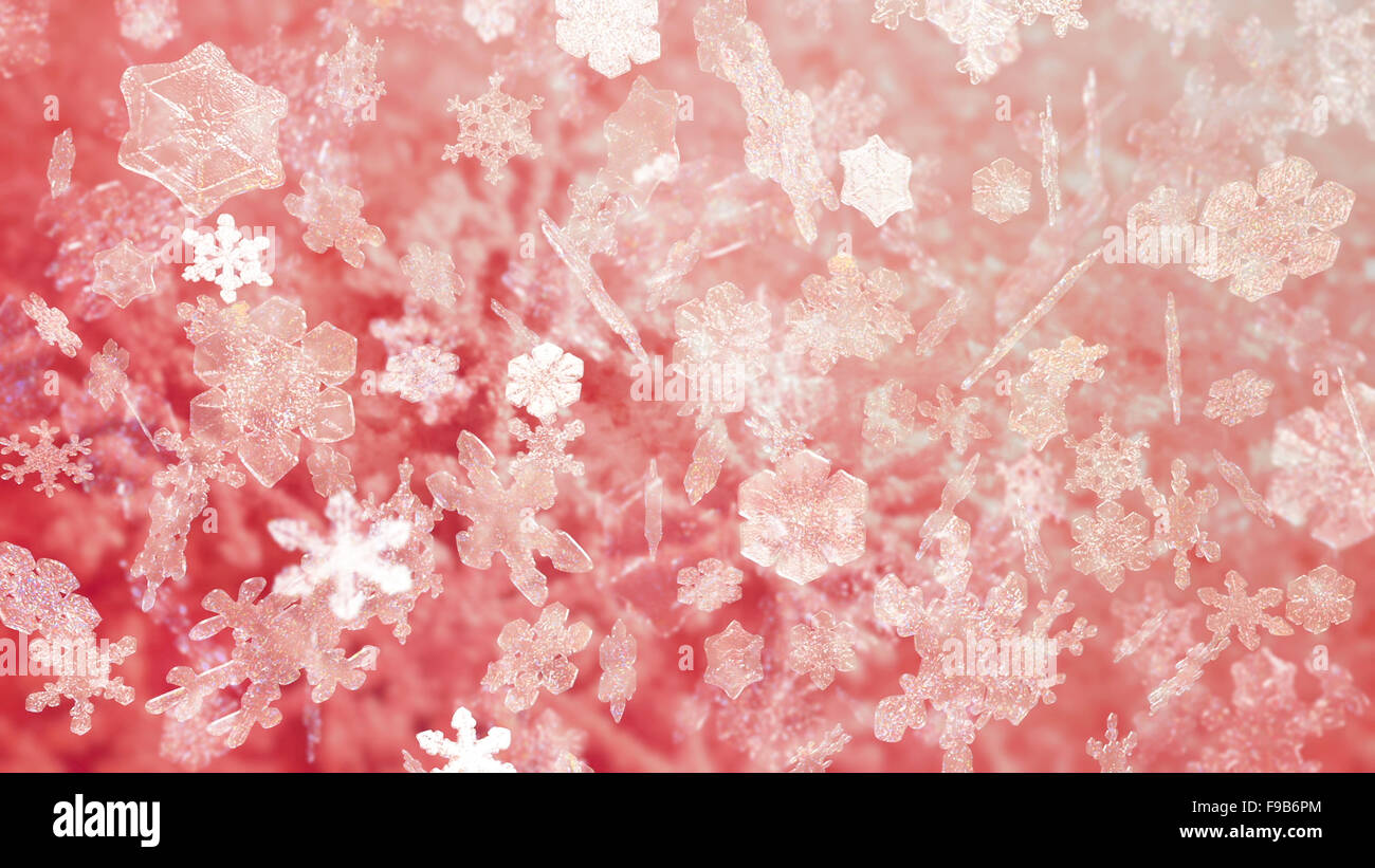 Flocons de Noël tomber 10600 Banque D'Images