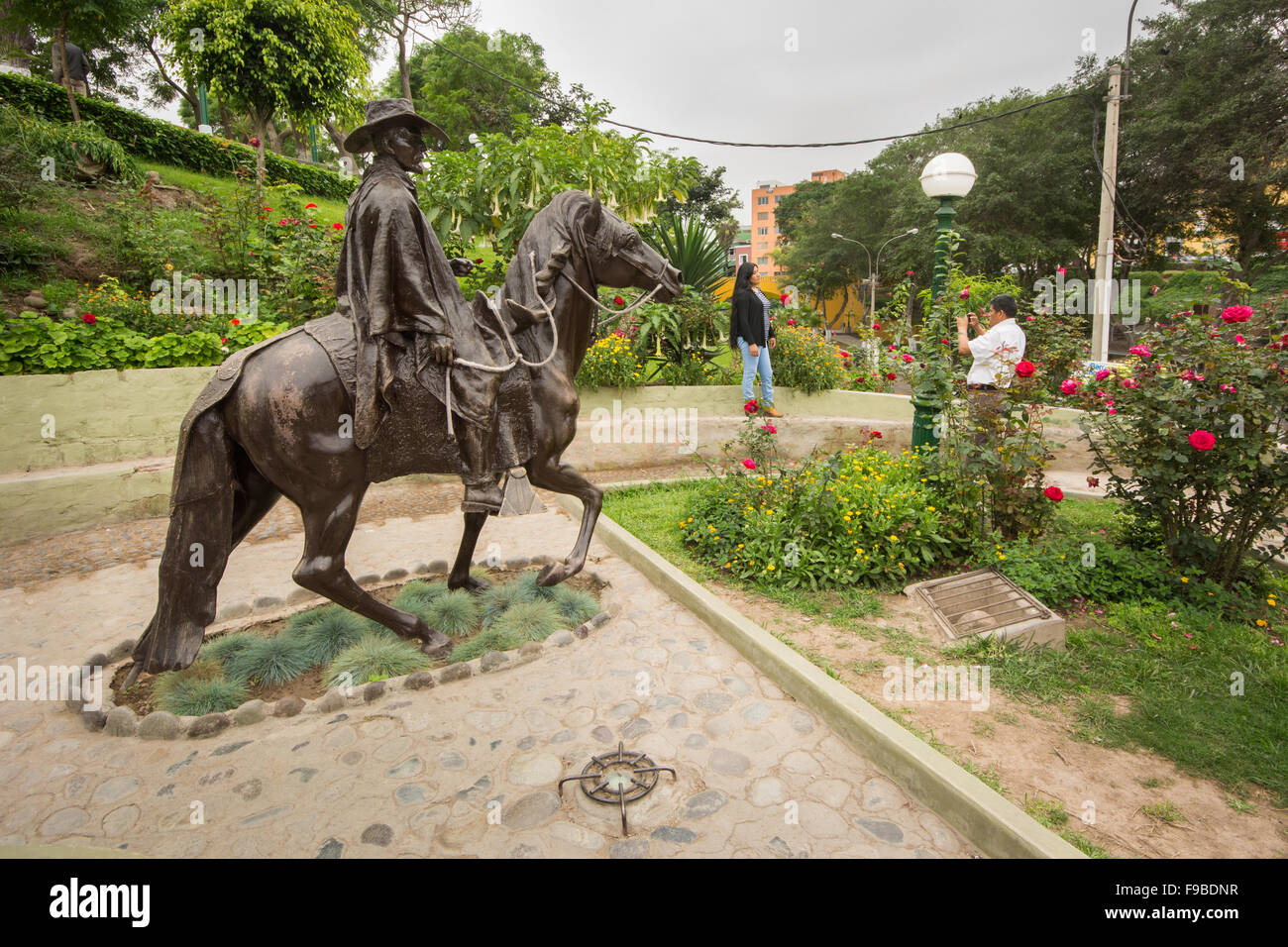 Le District de Barranco à Lima Pérou ville Banque D'Images