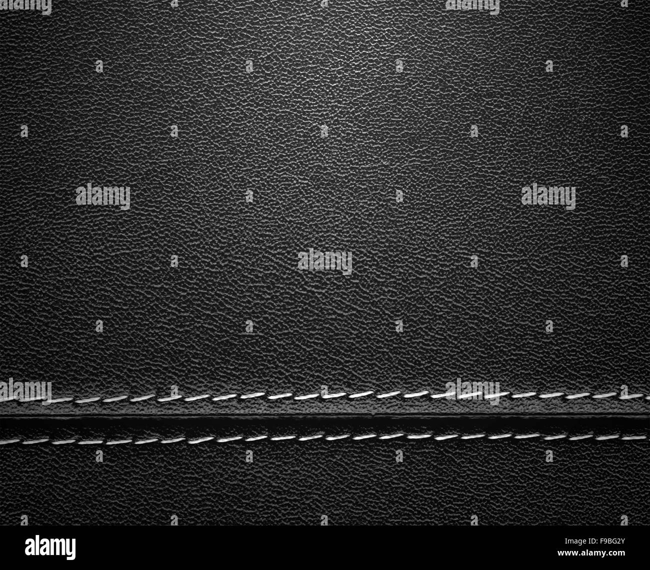 Du vrai close-up de texture de fond en cuir noir Banque D'Images