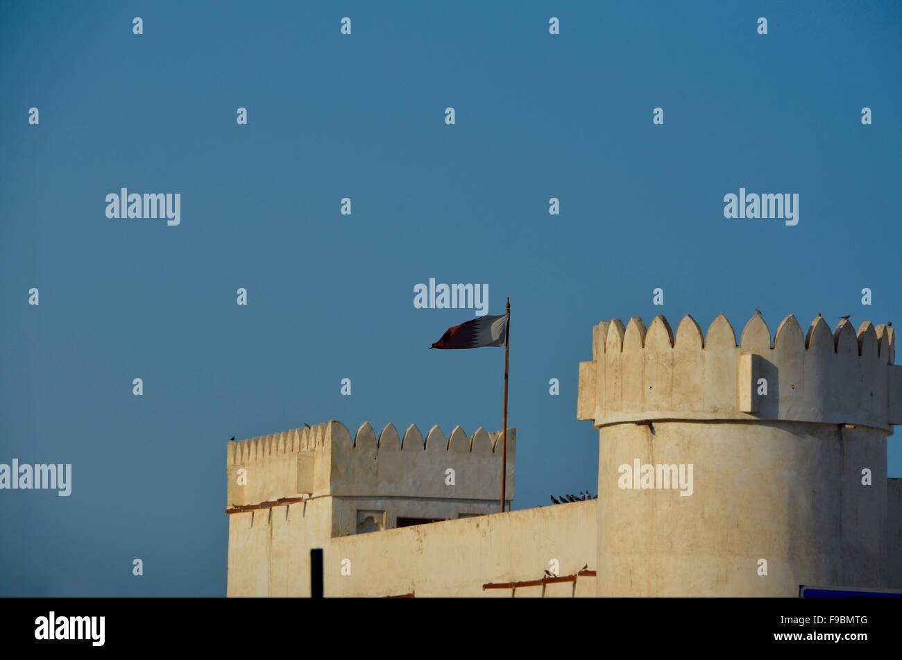 Rempart à Doha. Près de Souk Waqif Banque D'Images