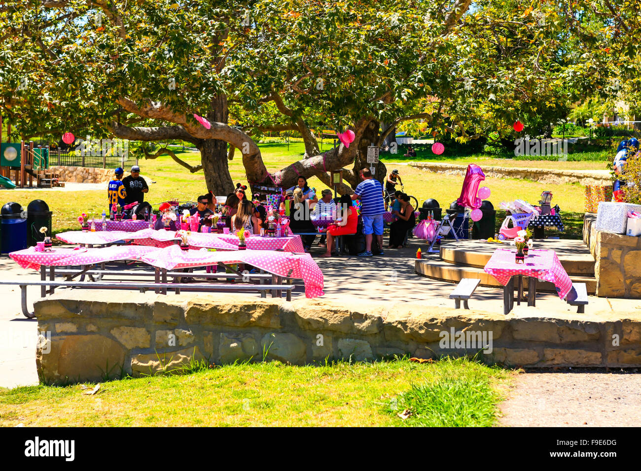 anniversaire dans un parc public Rose D Anniversaire Dans Le Parc Pour Une Petite Fille A Santa anniversaire dans un parc public