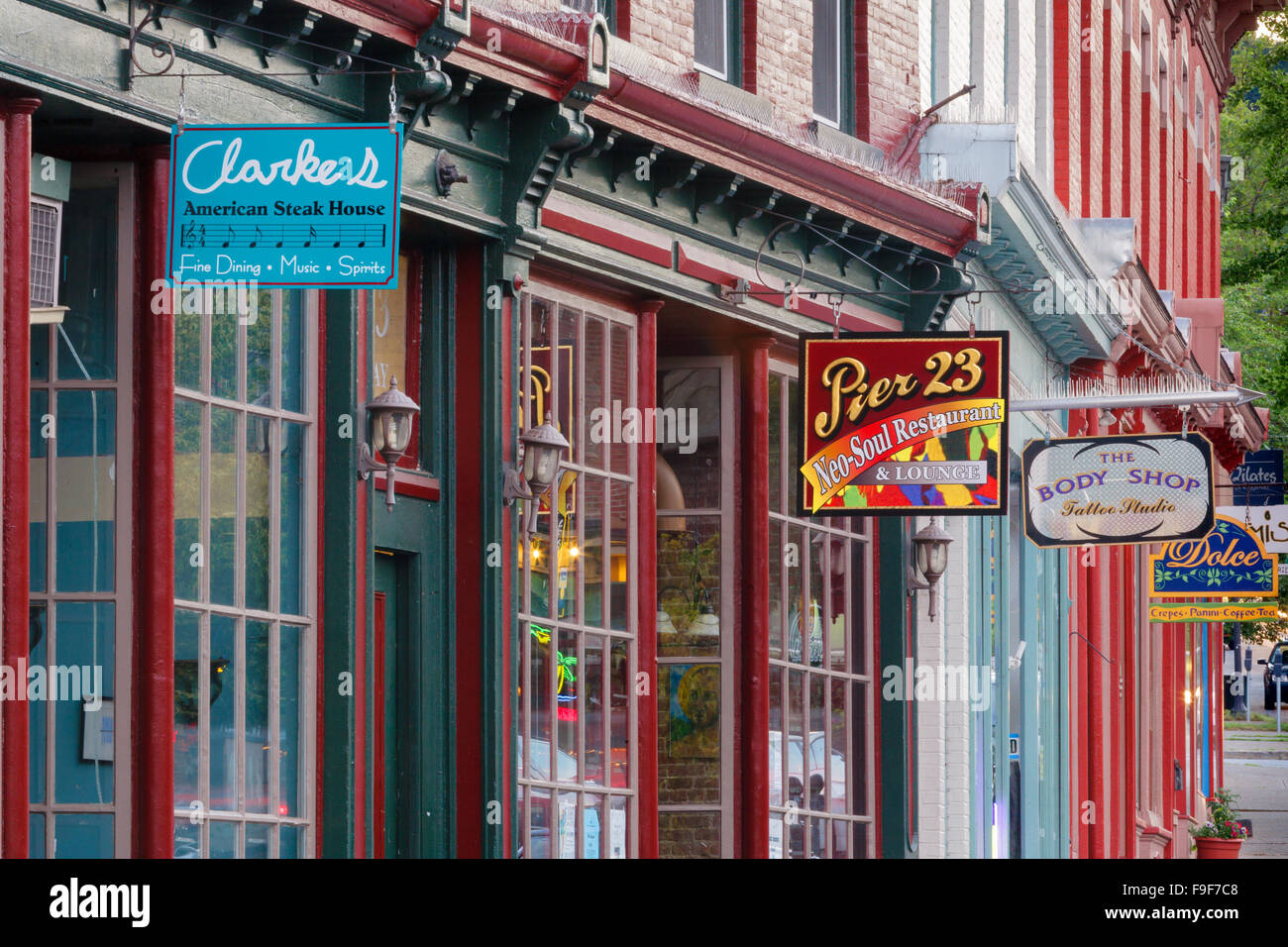 Rondout District, Kingston, New York State, USA Banque D'Images