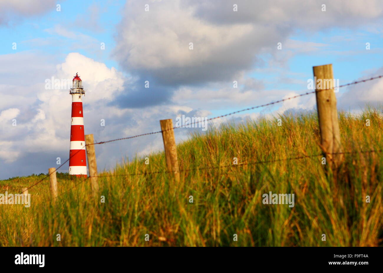 Phare, Île d'Ameland, Pays-Bas Photo Stock - Alamy