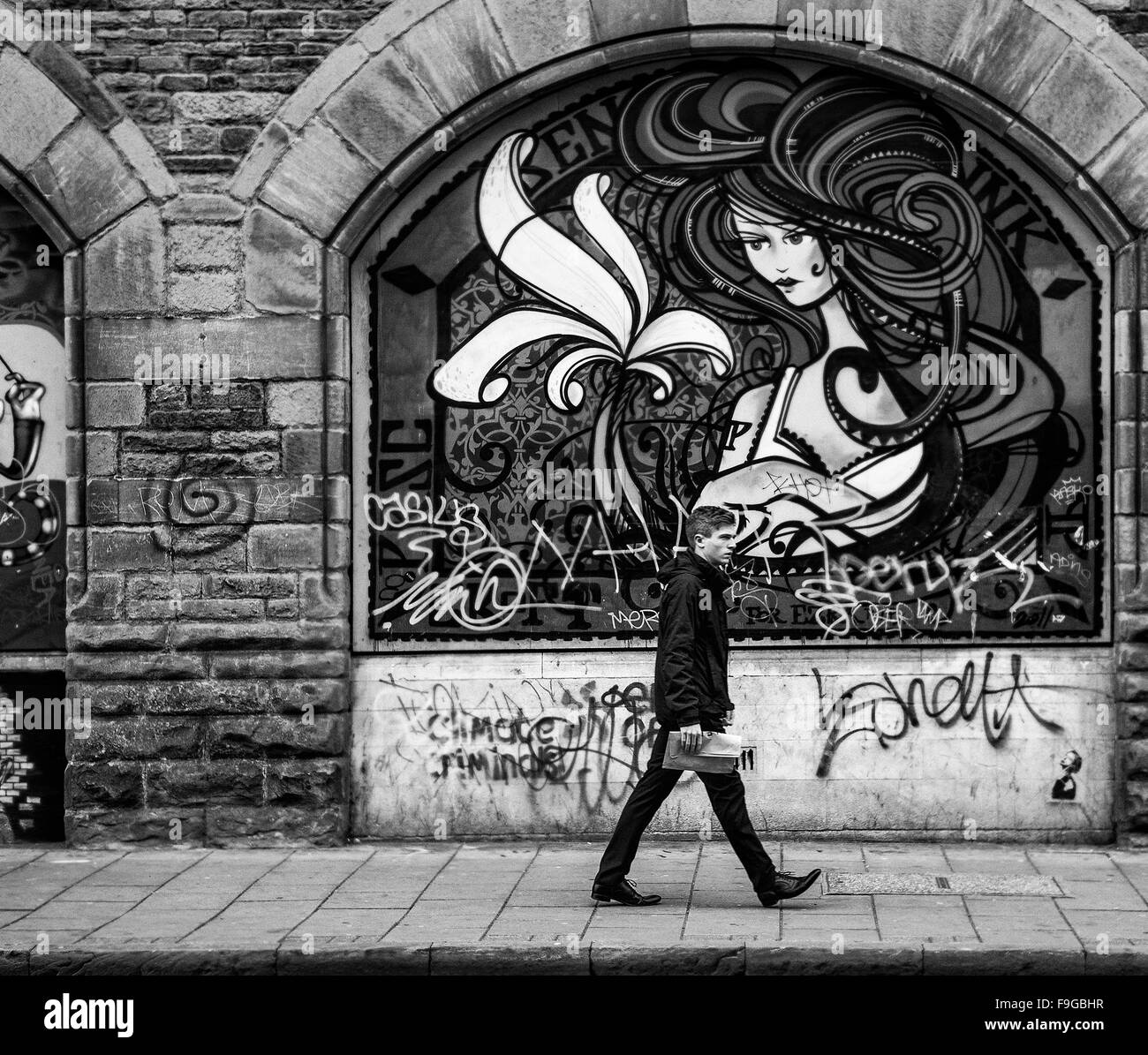 Bristol Street Art Banque D'Images