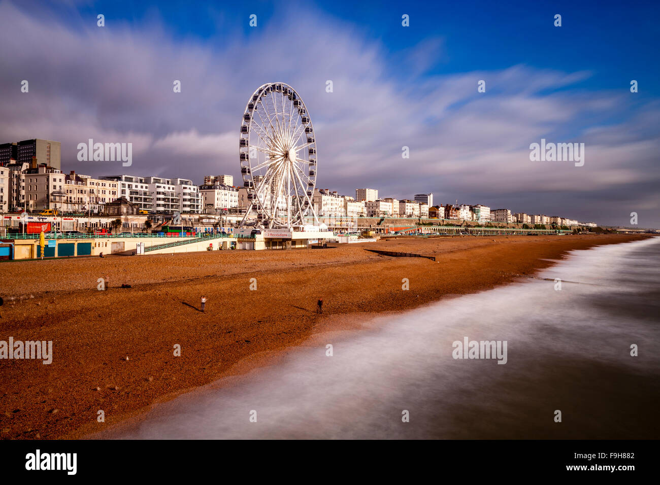 Le front de mer, Brighton, Sussex, UK Banque D'Images