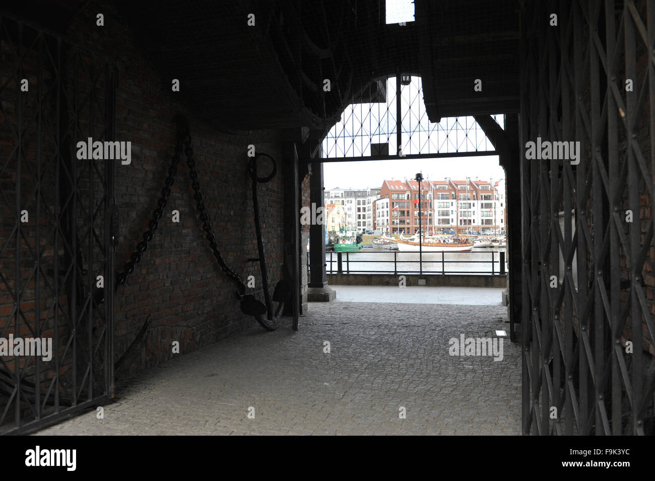 Crane gate (brama zuraw), Gdansk, Pologne Banque D'Images Crane gate (brama zuraw), Gdansk, Pologne Banque D'Images
