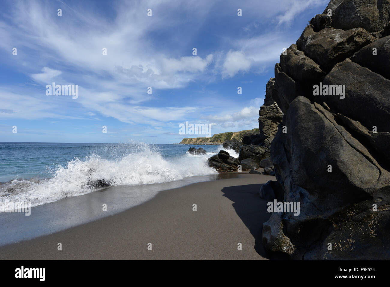 Praia dos Moinhos, São Miguel, azoren, Portugal Banque D'Images