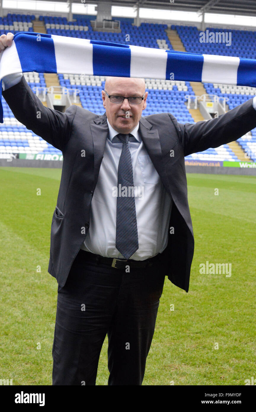 Madejski Stadium, Reading, Berkshire, Royaume-Uni. 17 décembre 2015. Brian McDermott revient à la lecture FC comme manager. Vivienne Johnson/Le papier/Wokingham Alamy Live News Banque D'Images