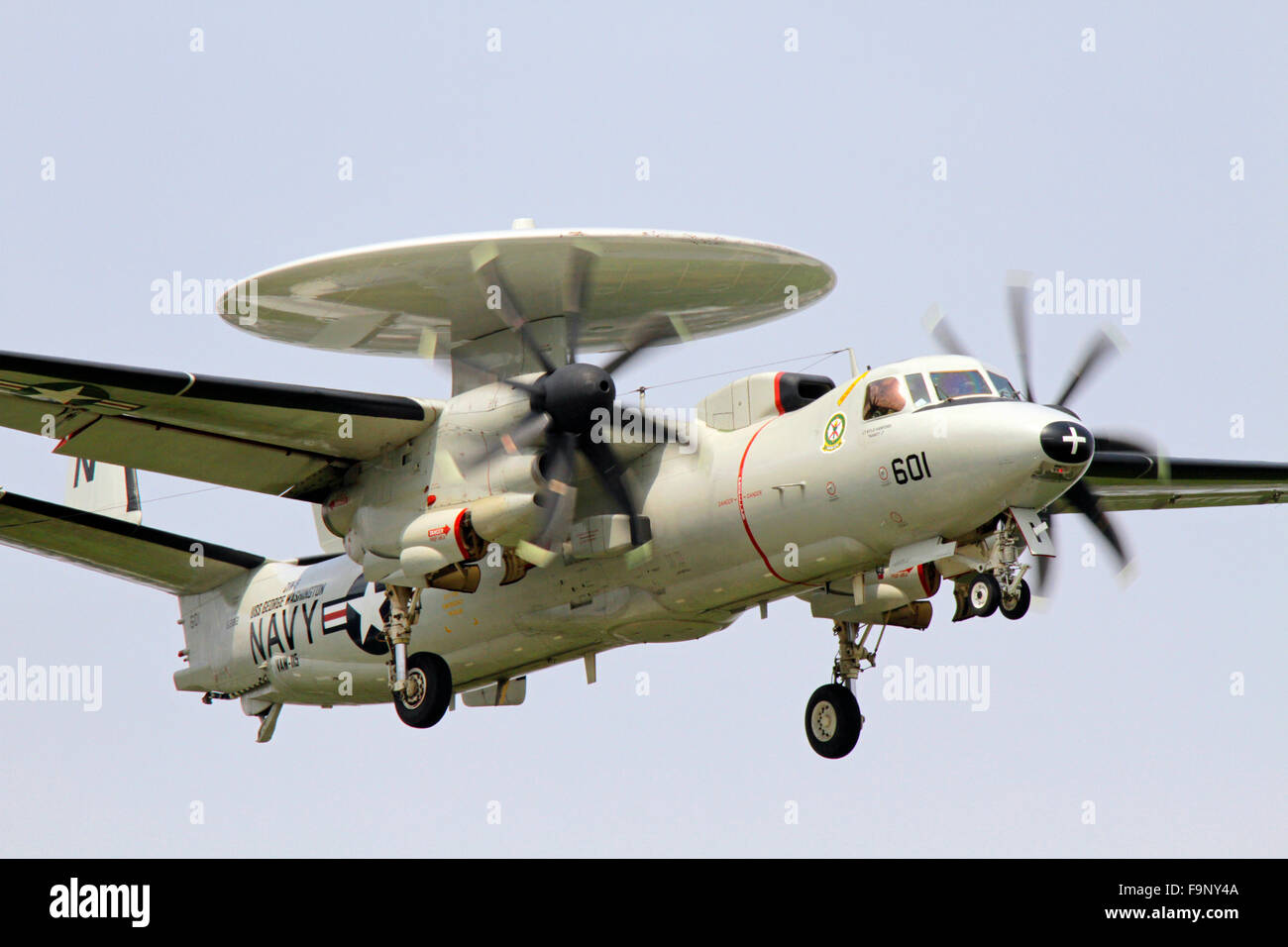 Northrop Grumman E-2C Hawkeye de la Marine américaine Banque D'Images