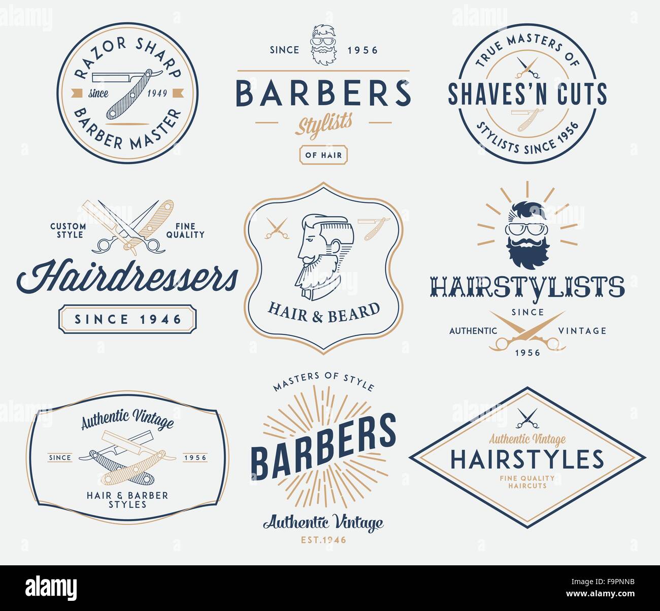 Vector badges pour toute utilisation Illustration de Vecteur