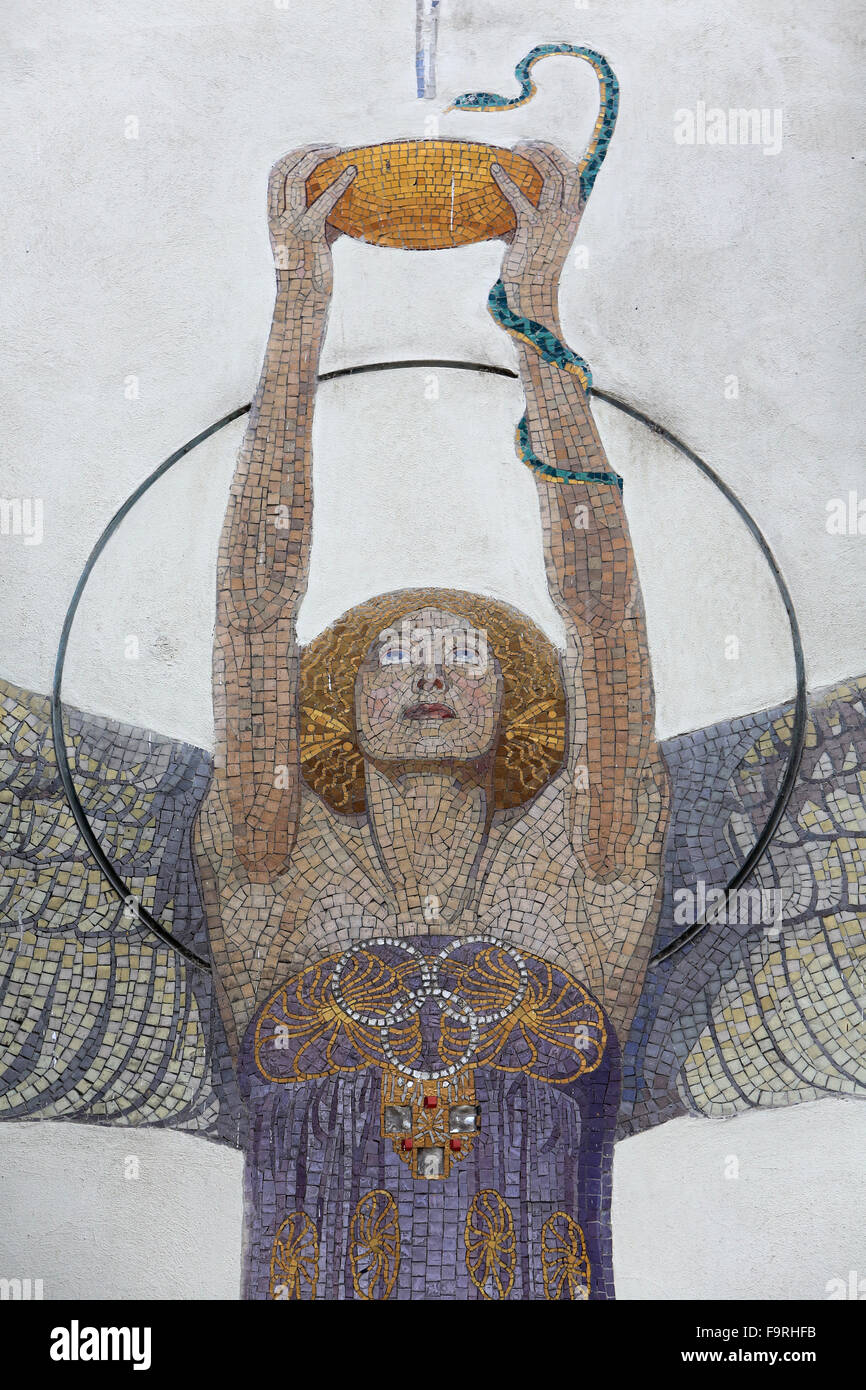 Engel Apotheke par Gustav Klimt. Engel Apotheke pharmacie. Banque D'Images