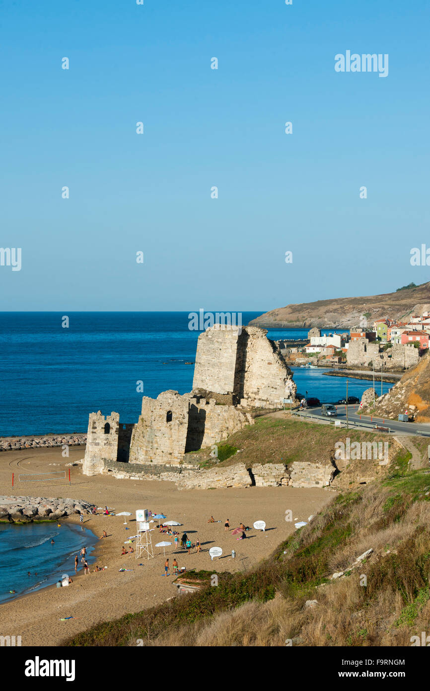 Türkei, mer Schwarzmeerküste, Sinop, die Burg wurde im 7. Jahrhundert v. Chr. auf der Halbinsel gebaut.Sie wurde von den R Banque D'Images