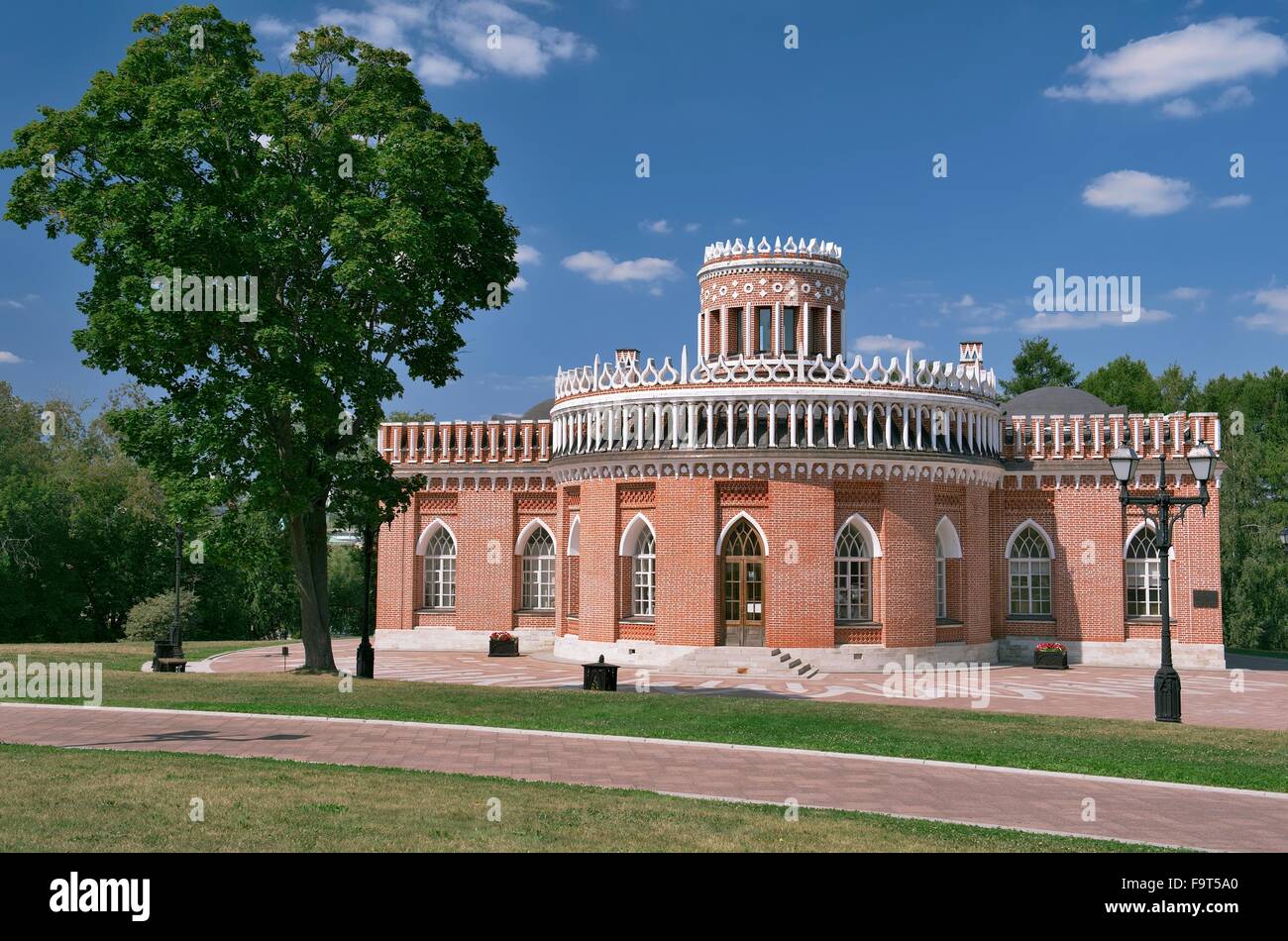 Moscou, Pavilion Troisième Corps de cavalerie dans le musée Tsaritsyno, immobilier, monument, personne ne Banque D'Images Moscou, Pavilion Troisième Corps de cavalerie dans le musée Tsaritsyno, immobilier, monument, personne ne Banque D'Images