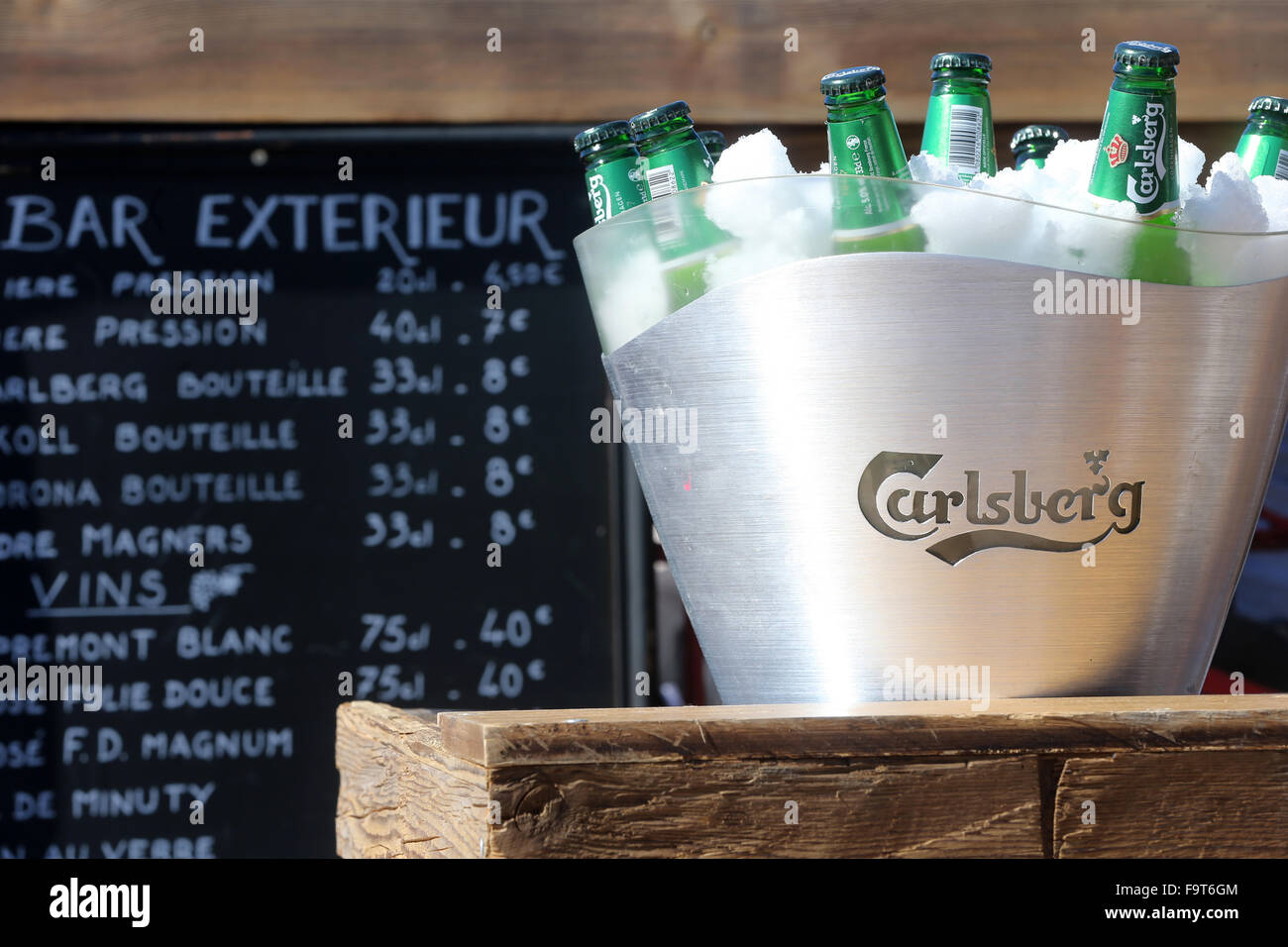 La Folie Douce Val Thorens Carte Saint-Gervais-les-Bains. La Folie Douce Photo Stock - Alamy