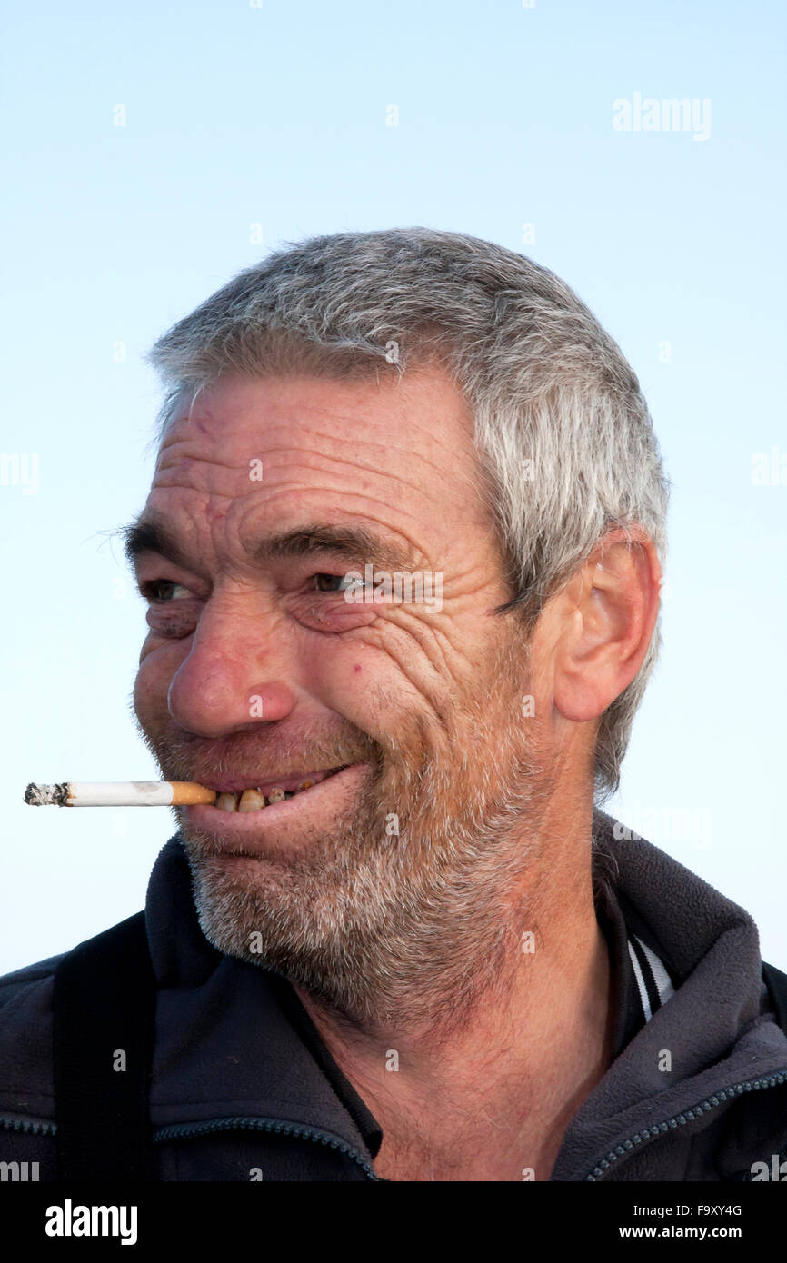 La pêche des crevettes - les derniers pêcheurs à cheval. Oostduinkerke, Belgique. Banque D'Images