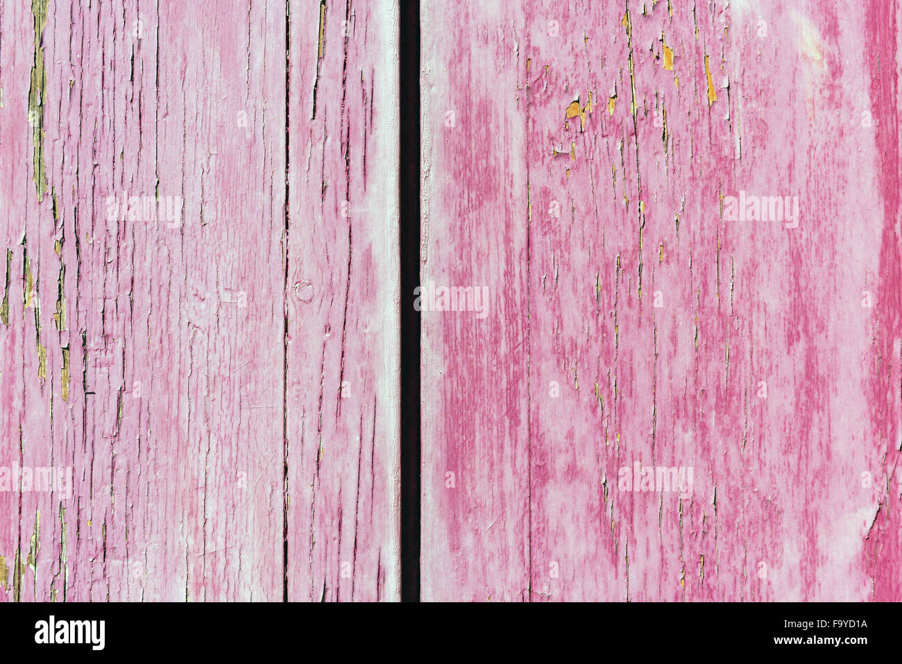 Old Wooden planks fond surface texture rose. Banque D'Images
