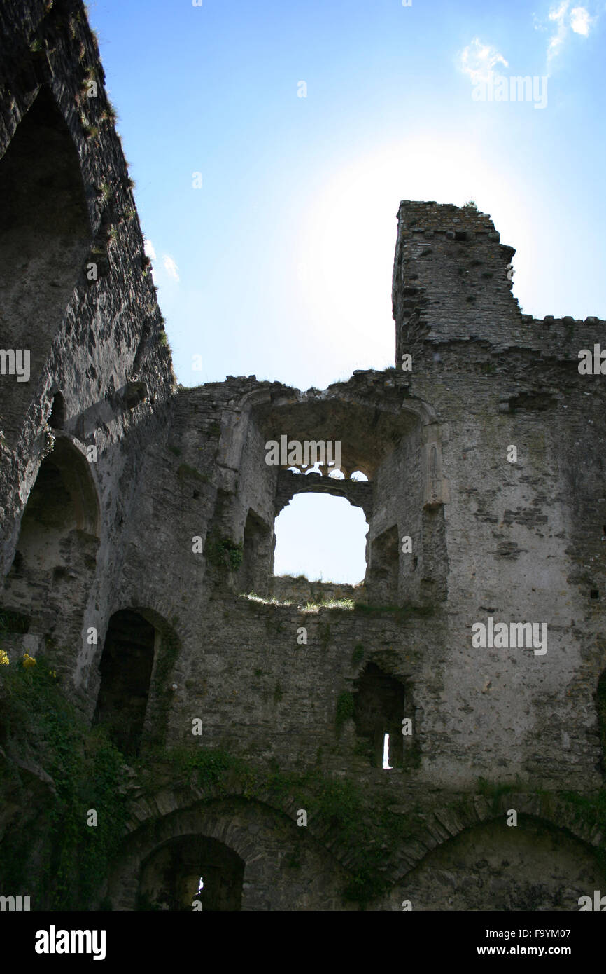 Château de Carew, Pembrokeshire, Pays de Galles du Sud Banque D'Images