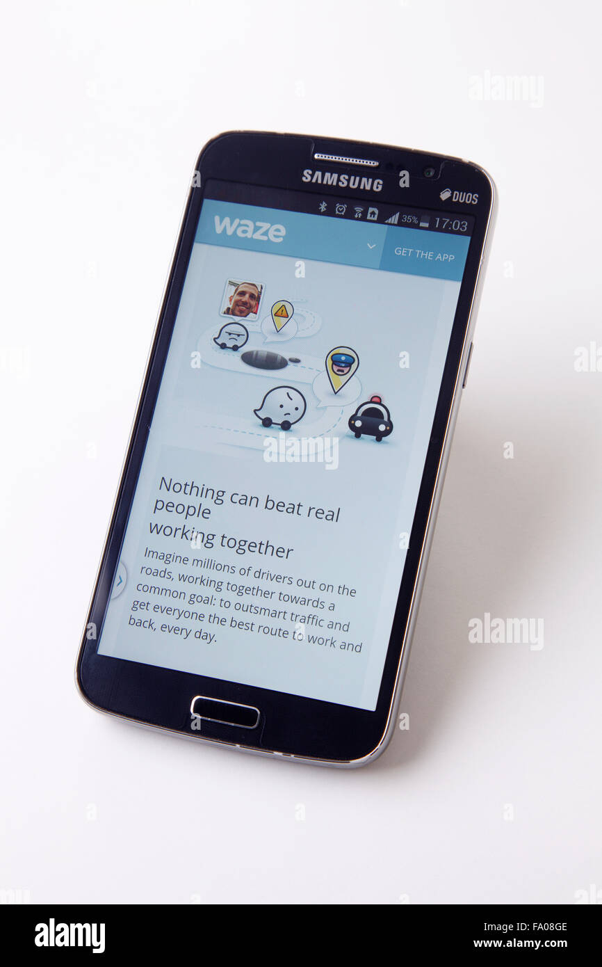 Comment Entrer Les Coordonnées Gps Dans Waze Waze Banque de photographies et d'images à haute résolution - Alamy