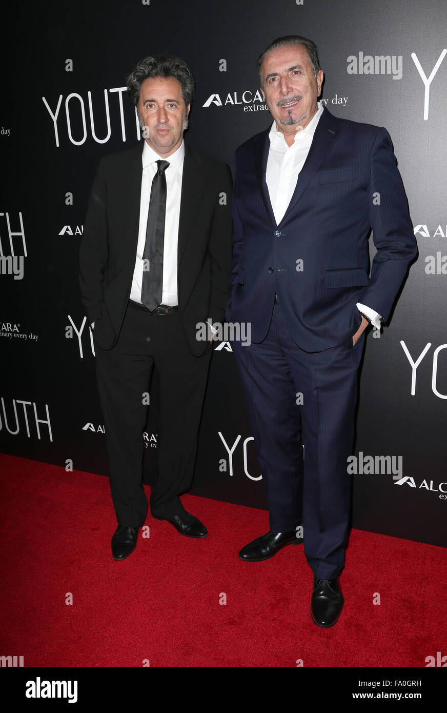 Première mondiale de Fox Searchlight Pictures' 'jeunes' à la DGA Theatre avec : Paolo Sorrentino, invité Où : Los Angeles, California, United States Quand : 17 Nov 2015 Banque D'Images