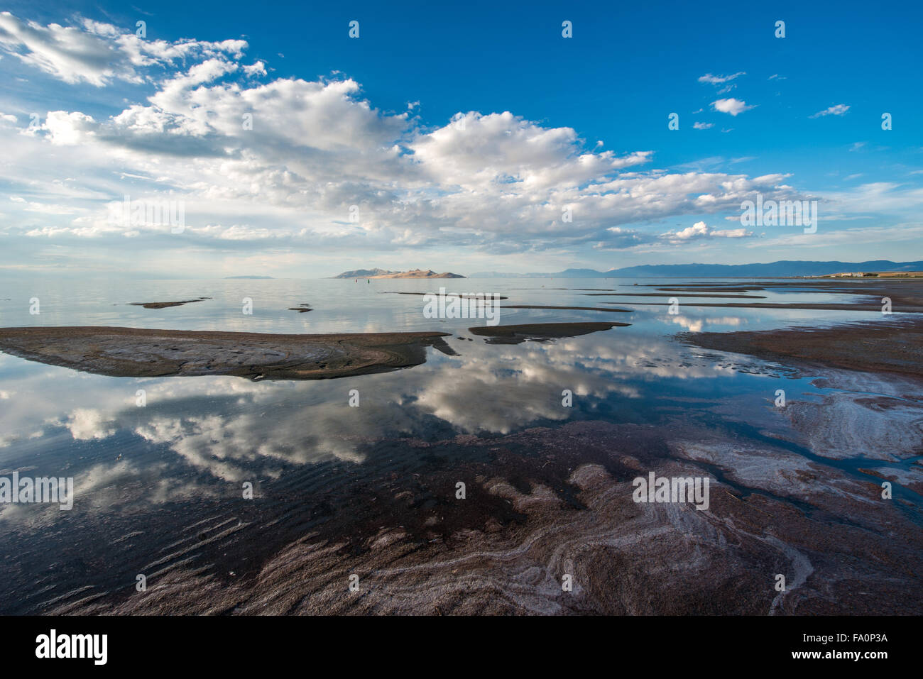 Great Salt lake, Utah Banque D'Images