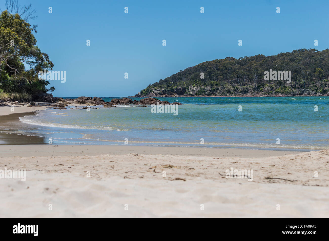 Pambula river-bouche. Banque D'Images