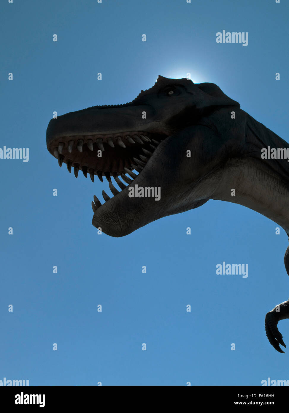Le Zoo de Calgary parc des dinosaures est 'Dinosaurs en vie" Banque D'Images