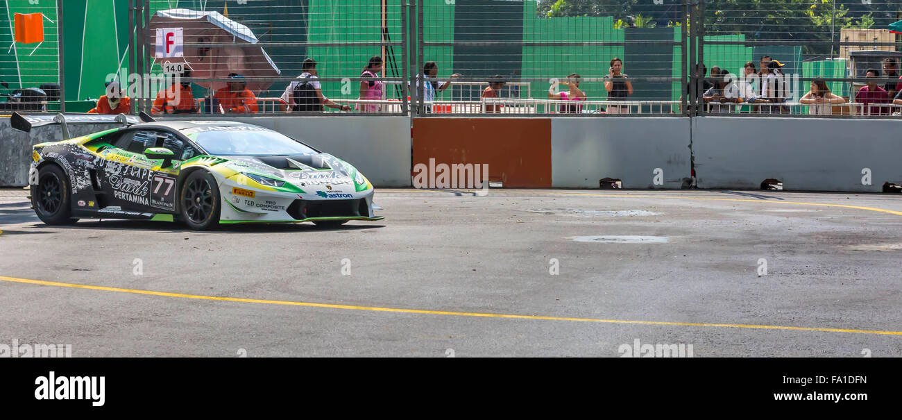 Kuala Lumpur, Malaisie. 7 août 2015 Premier Grand Prix de la ville qui s'est tenue à Kuala Lumpur, Malaisie Banque D'Images