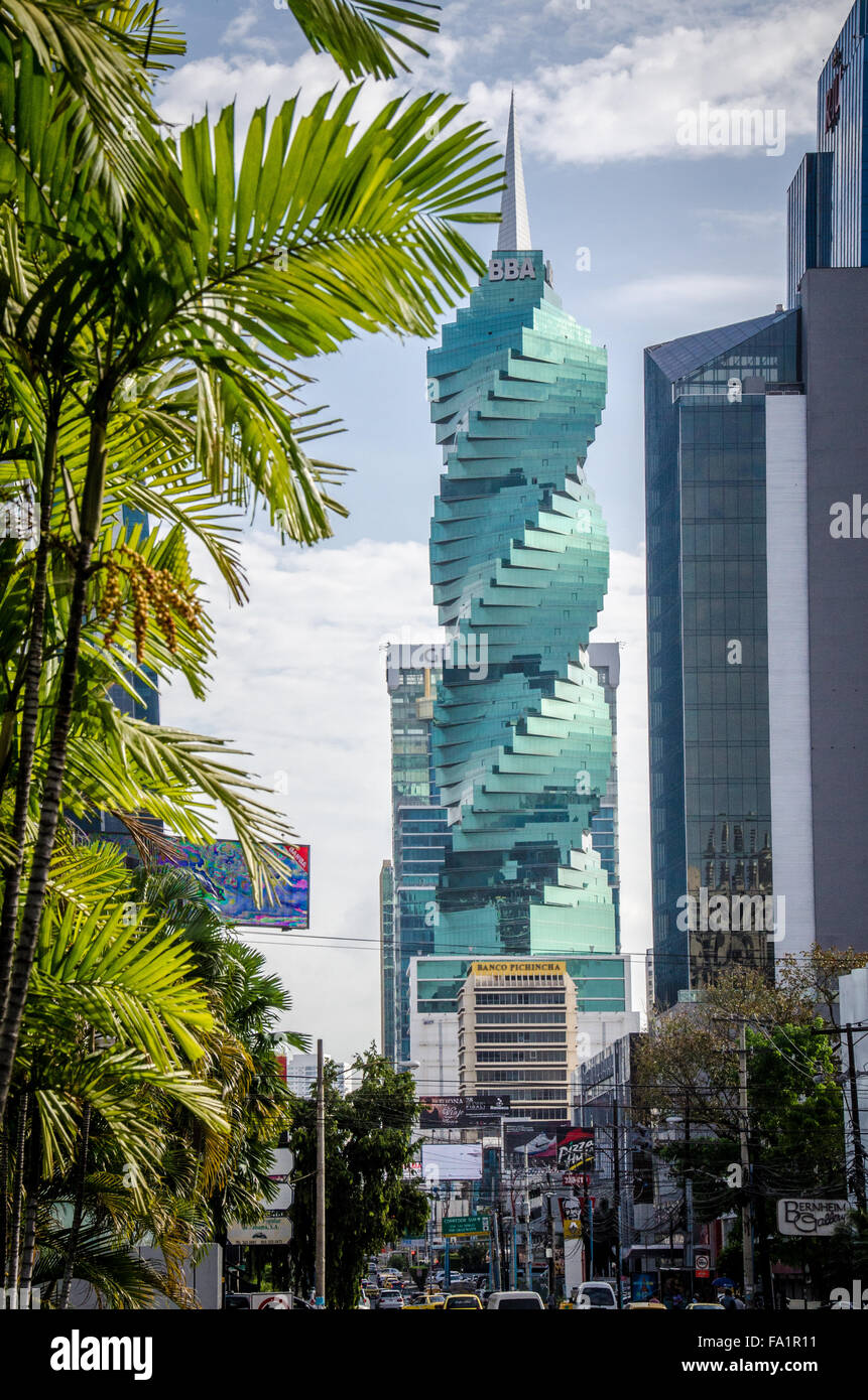 F & F Tower Panama City, l'Amérique centrale Banque D'Images