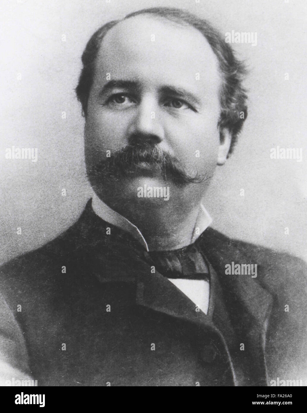Garret Hobart a été le 24e Auguste, Vice-président des États-Unis (1897-1899). Banque D'Images