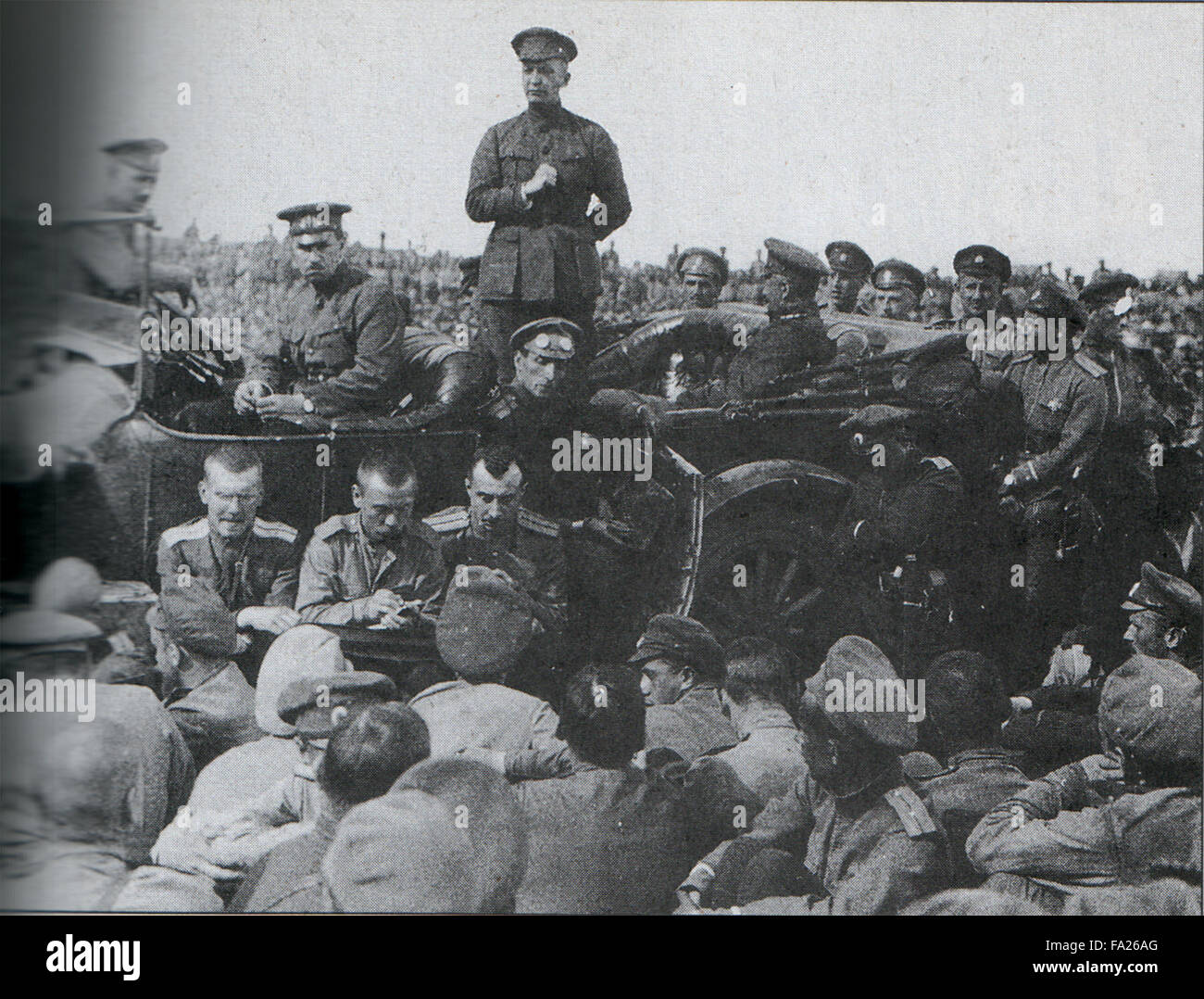 Alexandre Fiodorovitch Kerensky, avocat et homme politique russe. Banque D'Images