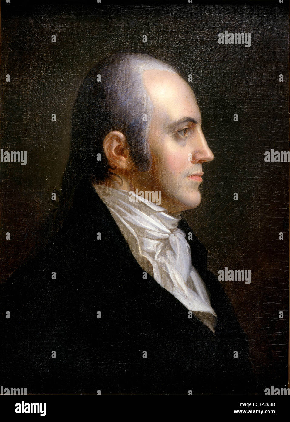 Aaron Burr, Jr., homme politique américain, a été le troisième Vice-président des États-Unis (1801-1805). Banque D'Images
