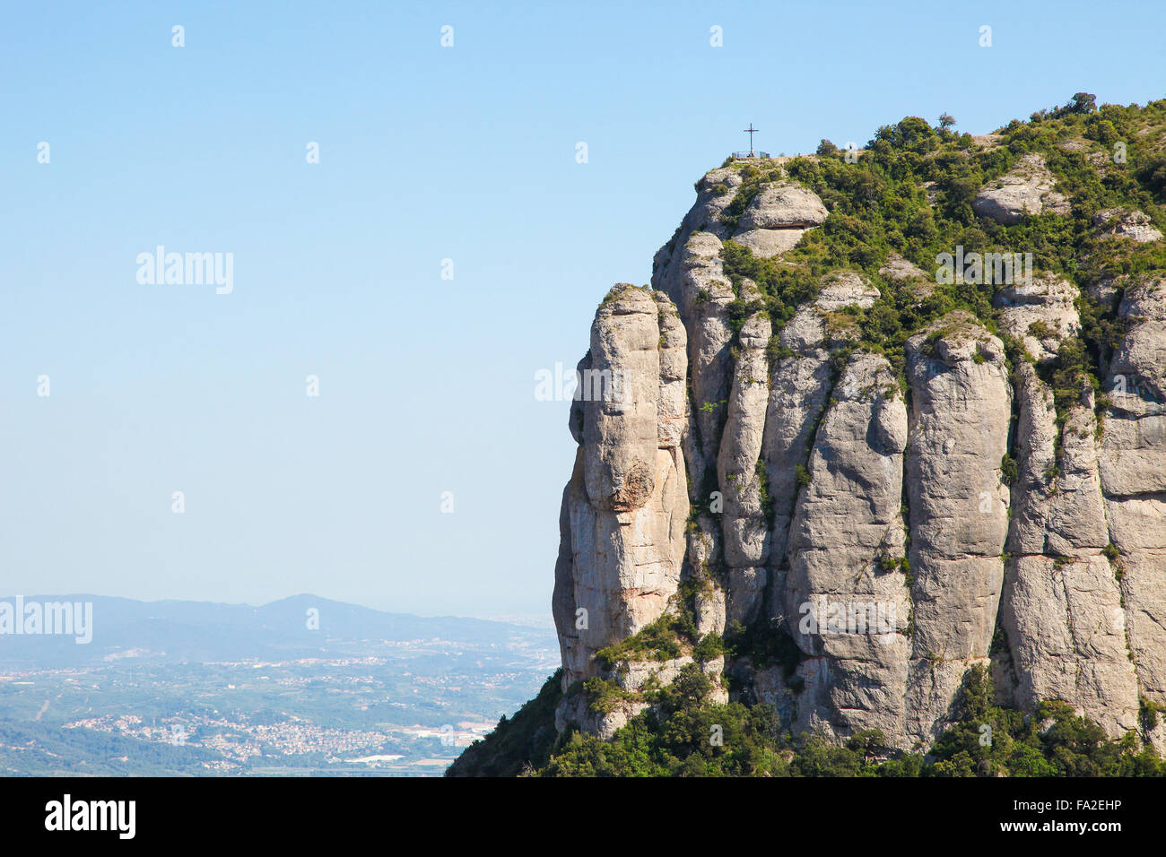 La montagne de Montserrat en Catalogne, Espagne Banque D'Images