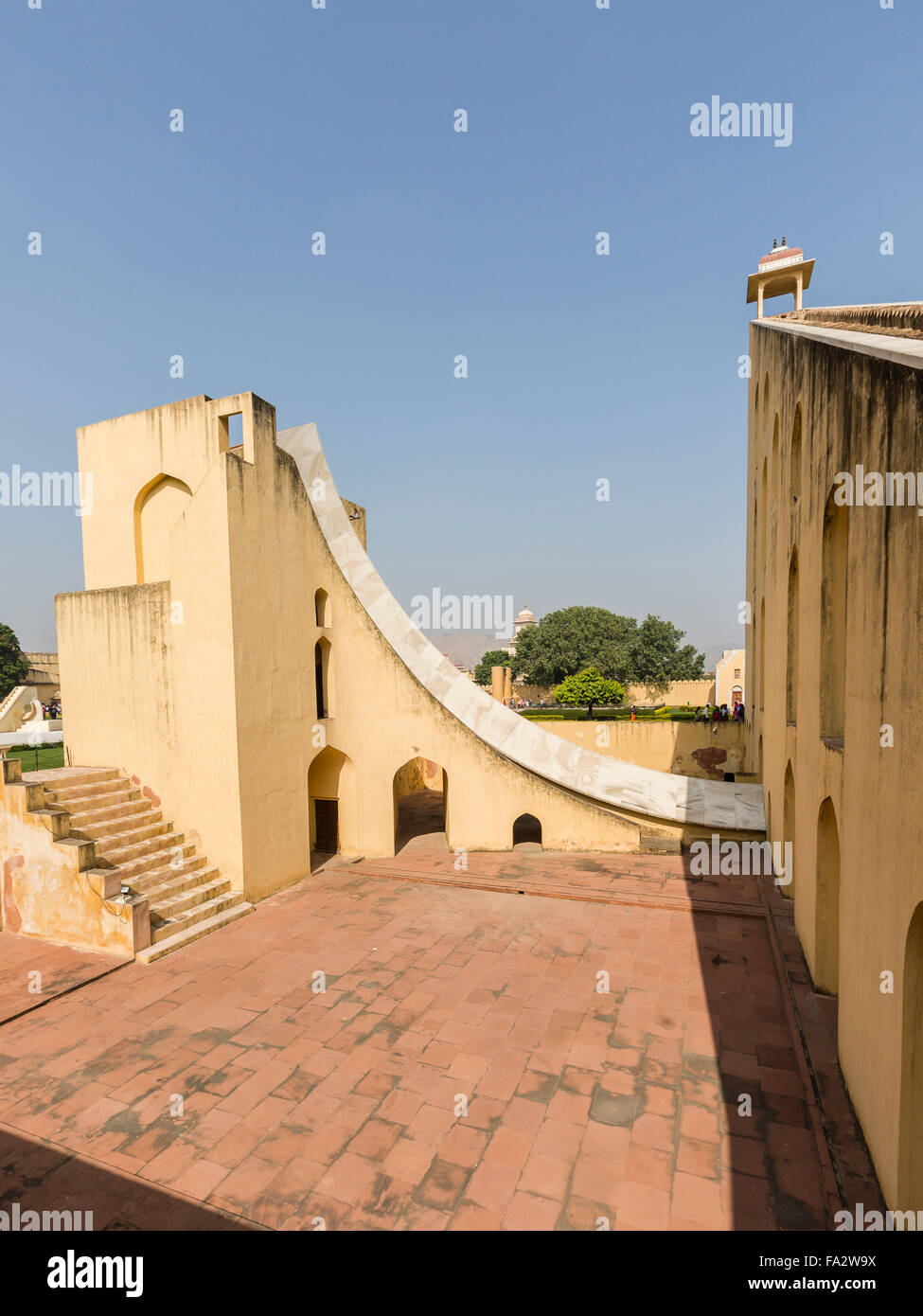 L'observatoire Jantar Mantar à Jaipur, Inde Banque D'Images