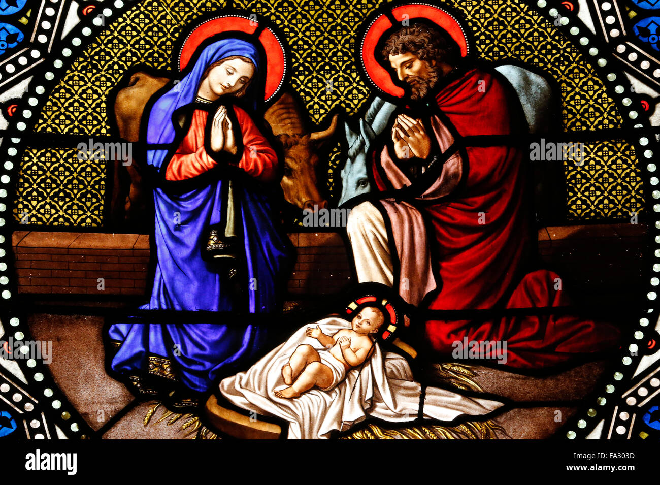 L'église Saint Ambroise. La nativité. Banque D'Images