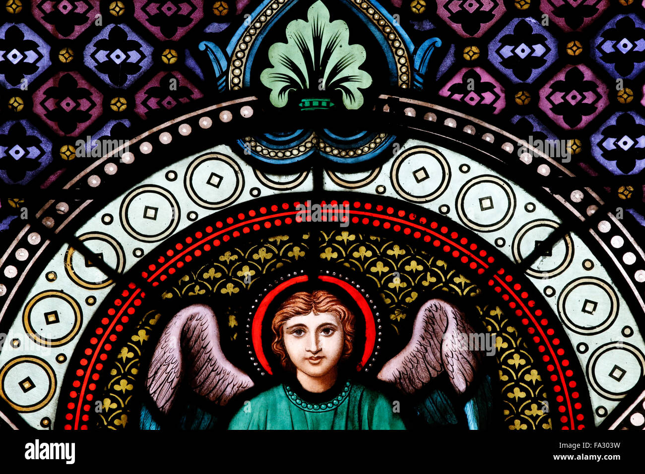 L'église Saint Ambroise. Angel. Banque D'Images