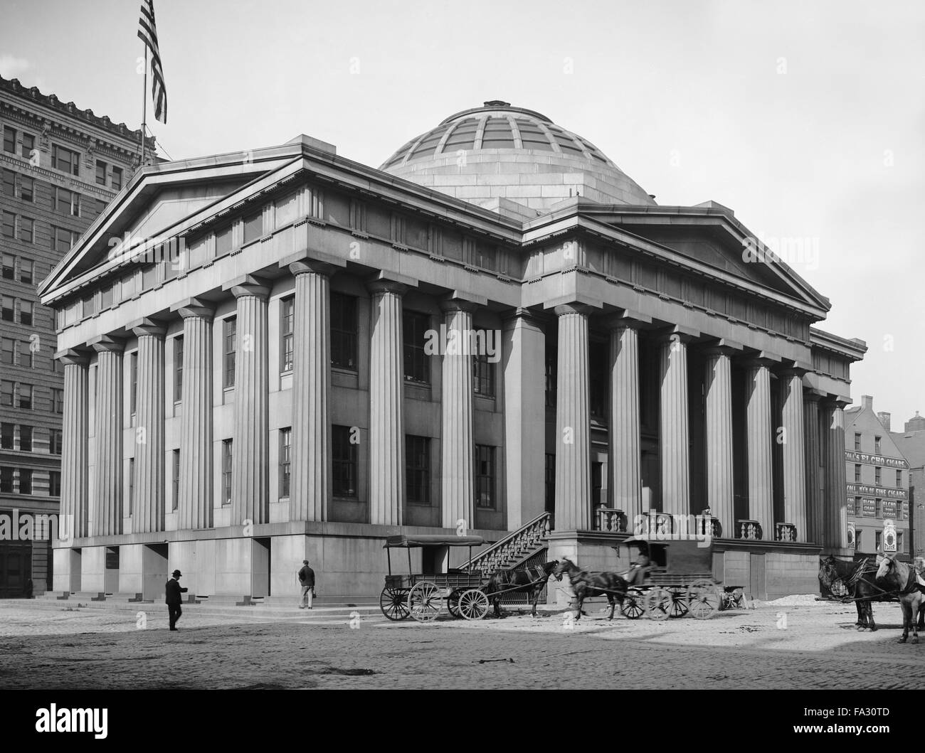 Custom House, Boston, Massachusetts, Etats-Unis, vers 1905 Banque D'Images