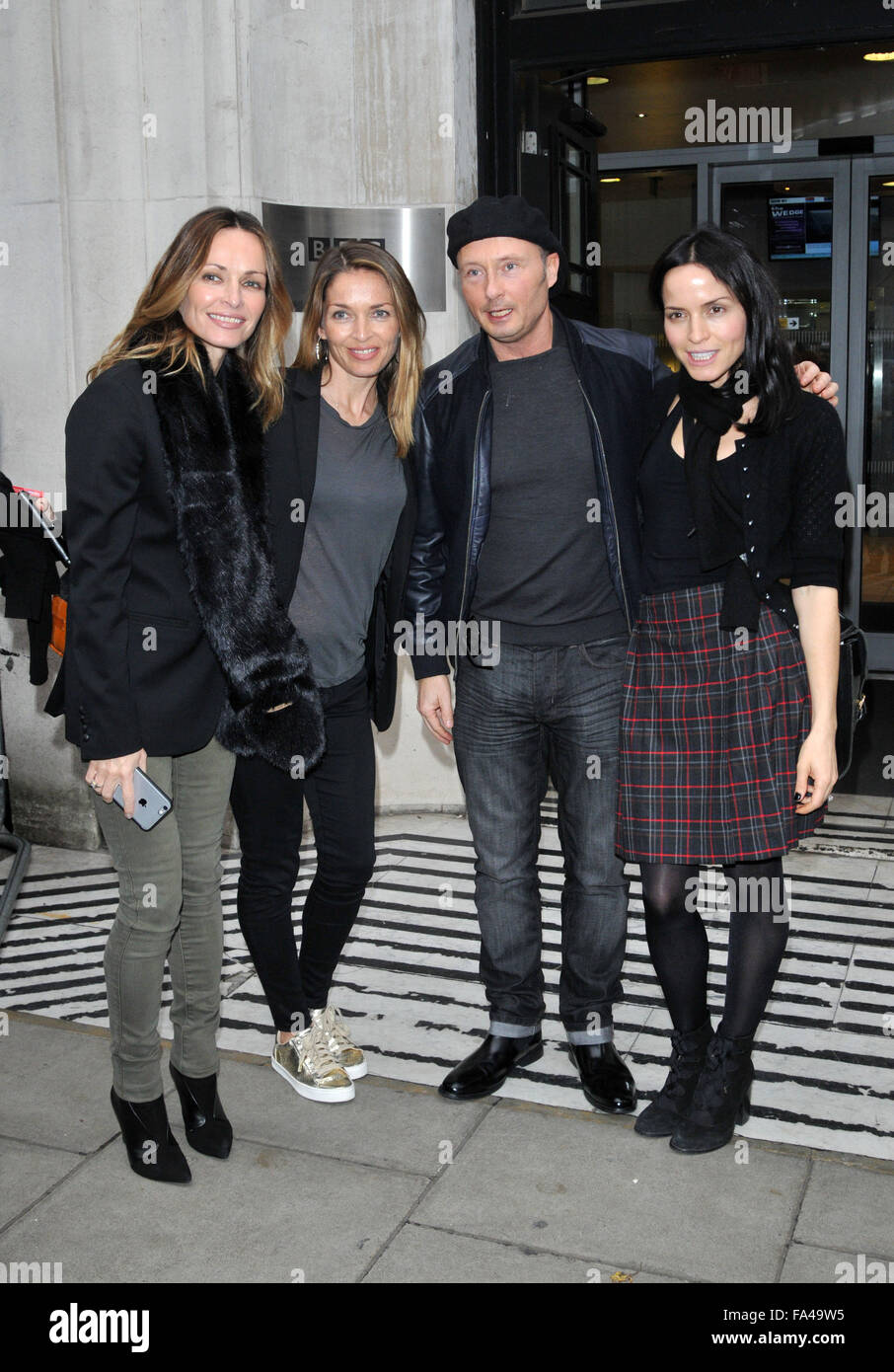 The Corrs à BBC Radio 2 avec : Sharon Corr, Caroline Corr, Jim Corr, Andrea Corr, The Corrs Où : London, Royaume-Uni Quand : 20 Nov 2015 Banque D'Images