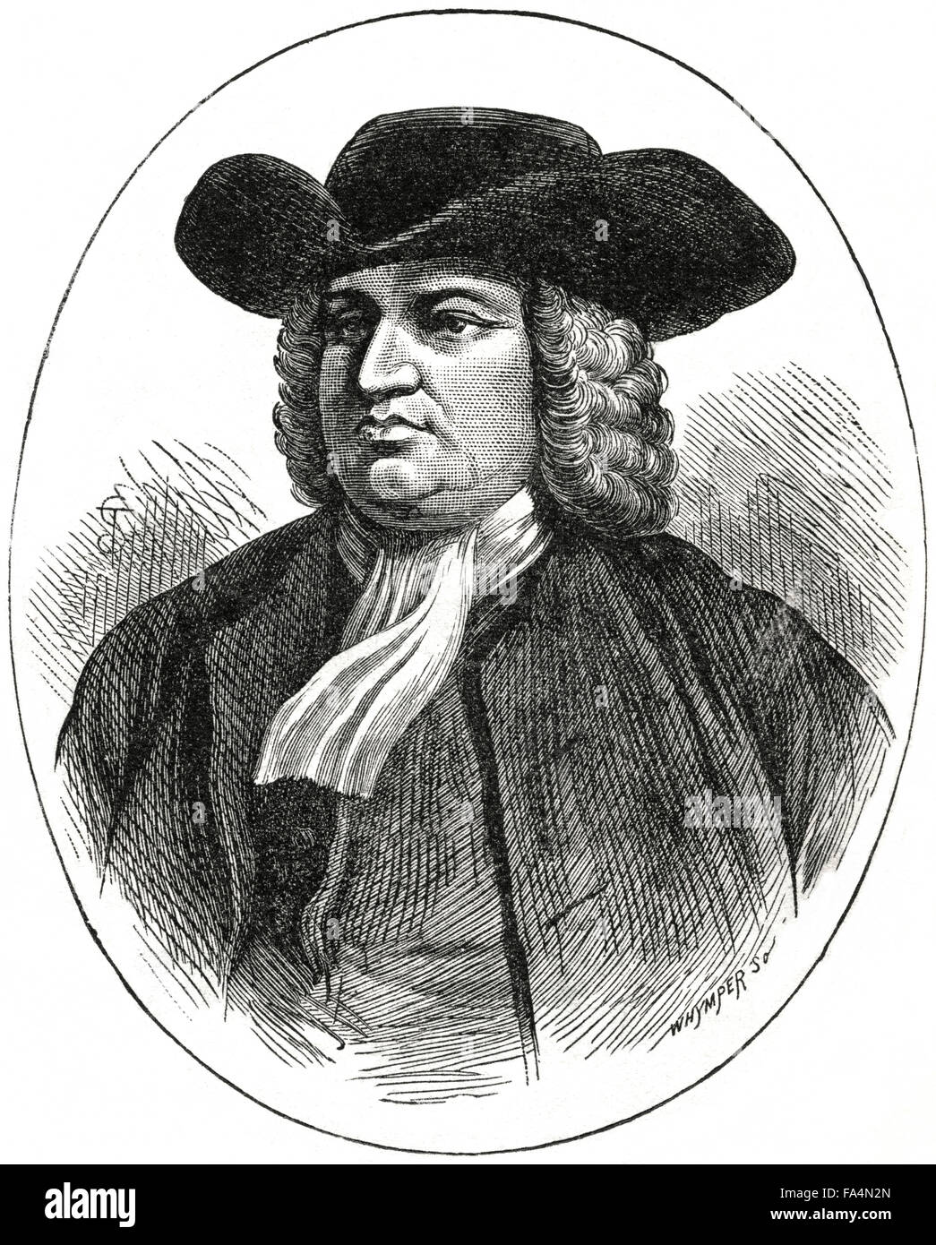 William Penn (1644-1718), fondateur de la colonie anglaise de New York, l'illustration du livre de "horreurs indien ou les massacres de la hommes rouge", par Henry Davenport Northrop, 1891 Banque D'Images