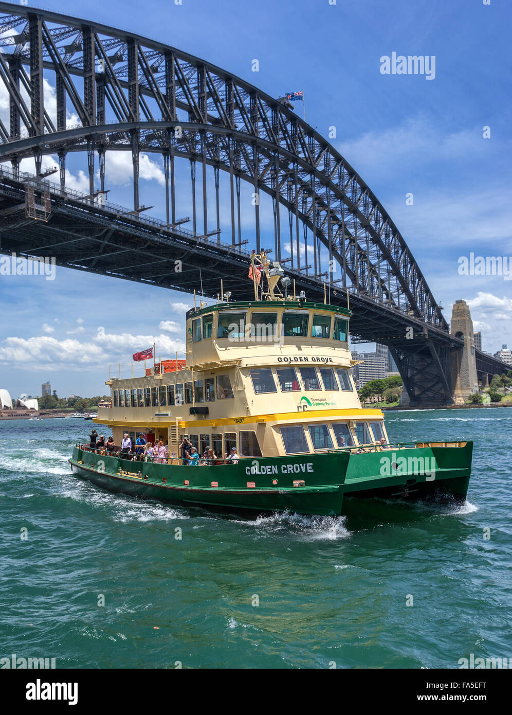 Ferry du port de Sydney Banque D'Images