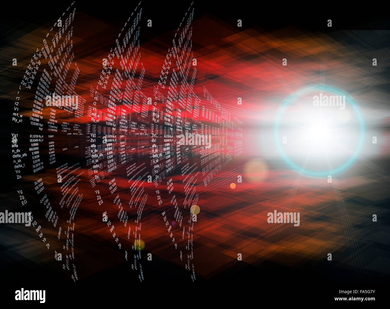 Résumé fond numérique Banque D'Images