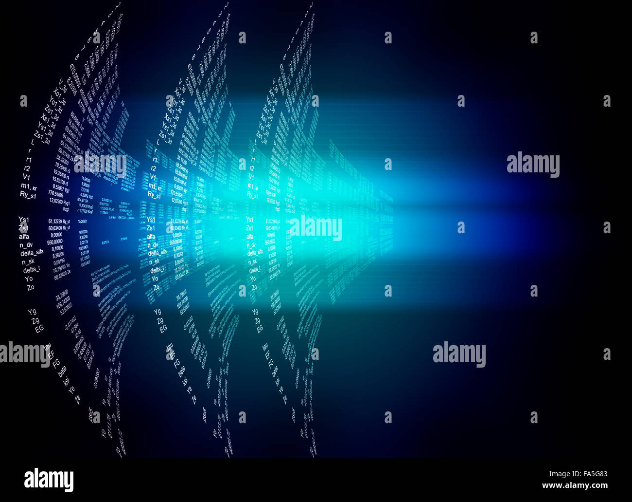 Résumé fond numérique Banque D'Images