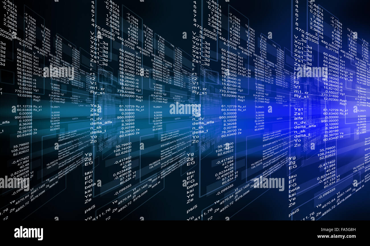 Résumé fond numérique Banque D'Images