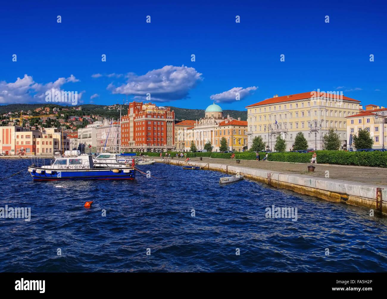 Triest - Trieste pier 02 Banque D'Images