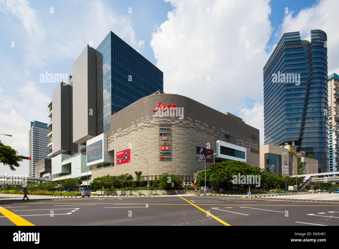 Le centre commercial Jurong East Mall, également connu sous le nom de jem, est situé au Jurong East Central. Le premier centre de style de vie à l'ouest de Singapour. Banque D'Images