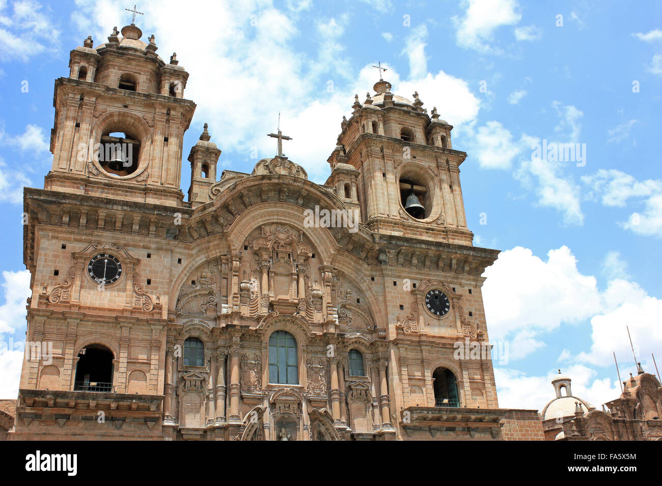 Iglesia de la Compañía de Jesús, Cusco, Pérou Banque D'Images